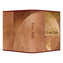 Golden Ratio, Fibonacci Spiral binders