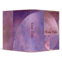 Golden Ratio, Fibonacci Spiral binders