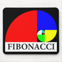 Golden Ratio, Fibonacci Spiral Mousepad