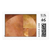 Golden Ratio, Fibonacci Spiral postage by Ars_Brevis Golden Ratio, Fibonacci Spiral postage