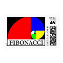 Golden Ratio, Fibonacci Spiral postage