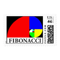 Golden Ratio, Fibonacci Spiral postage by Ars_Brevis Golden Ratio, Fibonacci Spiral postage