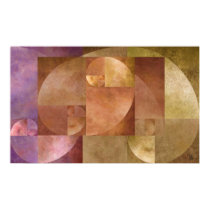 Golden Ratio, Fibonacci Spiral posters
