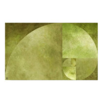 Golden Ratio, Fibonacci Spiral posters
