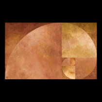 Golden Ratio, Fibonacci Spiral posters