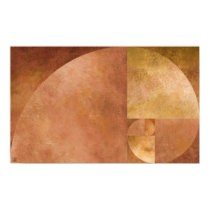 Golden Ratio, Fibonacci Spiral posters