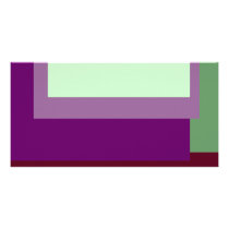 Golden Ratio Mauve Blocks photo cards