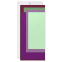 Golden Ratio Mauve Blocks rack cards by JaZilla Golden Ratio Mauve Blocks rack cards