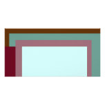 Golden Ratio Sea Rouge Blocks Picture Card