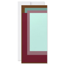 Golden Ratio Sea Rouge Blocks rack cards by JaZilla Golden Ratio Sea Rouge Blocks rack cards