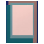 Golden Ratio Teal Blush Blocks Customized Letterhead
