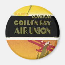 Golden Ray Air Union Fridge Magnet