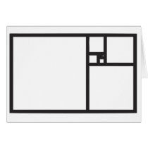 Golden Rectangle Greeting Cards