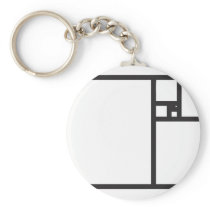 Golden Rectangle Key Chains