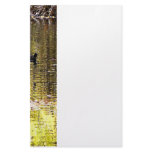 Golden Reflection Custom Stationery