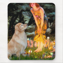 Golden Retriever 11 - Mid Eve Mouse Mats