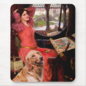 Golden Retriever 1 - Lady of Shalotte mousepads
