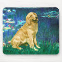 Golden Retriever 1 - Lilies 5 mousepads