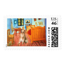 Golden Retriever 5 - Room at Arles Stamps