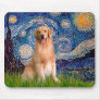 Golden Retriever 8 - Starry Night Mouse Mat