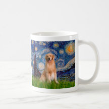 Golden Retriever 8 - Starry Night Mugs