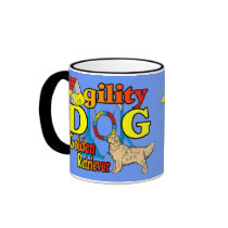 Golden Retriever Agility Gifts mugs
