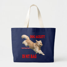 Golden Retriever Agility Tote Tote Bag