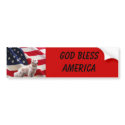 Golden Retriever America Bumper Sticker bumper stickers by normagolden Golden Retriever America Bumper Sticker bumper stickers