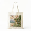 Golden Retriever Angel Tote Bag