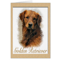 Golden Retriever  Art Gifts cards