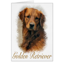 Golden Retriever Art Gifts cards