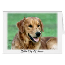Golden Retriever Art Gifts cards