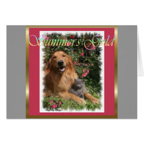 Golden Retriever Art Gifts cards