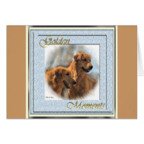 Golden Retriever Art Gifts cards