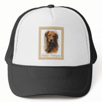 Golden Retriever  Art Gifts hats