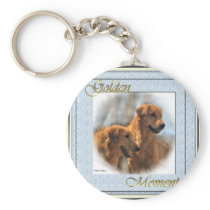 Golden Retriever Art Gifts keychains