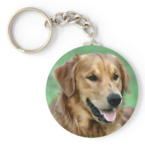 Golden Retriever Art Gifts keychains