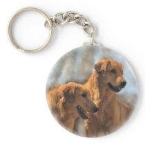 Golden Retriever Art Gifts keychains