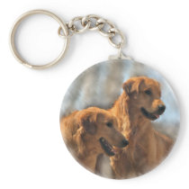Golden Retriever Art Gifts keychains