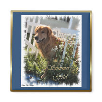 Golden Retriever Art Gifts magnets
