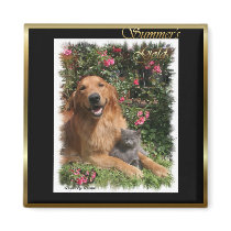 Golden Retriever Art Gifts magnets