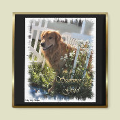 Golden Retriever Art Gifts Fridge Magnets