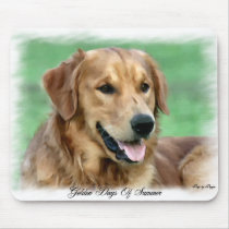 Golden Retriever Art Gifts mousepads