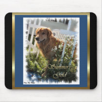 Golden Retriever Art Gifts mousepads
