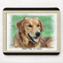 Golden Retriever Art Gifts mousepads