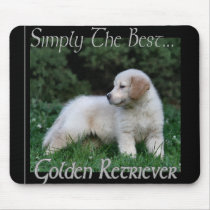 Golden Retriever Art Gifts mousepads