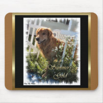 Golden Retriever Art Gifts mousepads