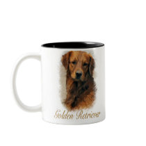 Golden Retriever Art Gifts mugs