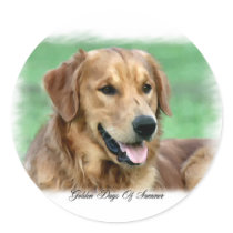 Golden Retriever Art Gifts stickers