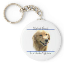 Golden Retriever Best Friend Keychain
